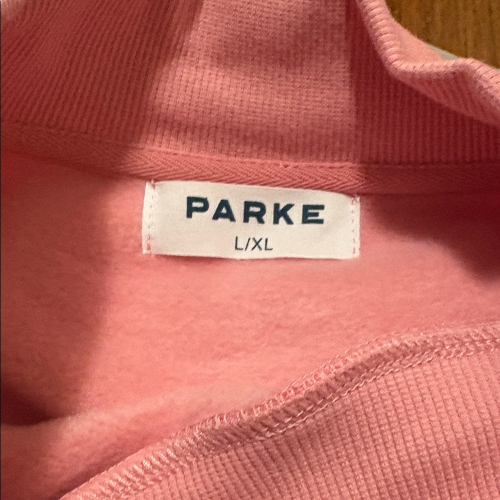 Parke Valentines Varsity Blush Mockneck, NEW - Picture 11 of 13